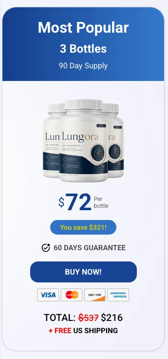 Lungora 3 bottles